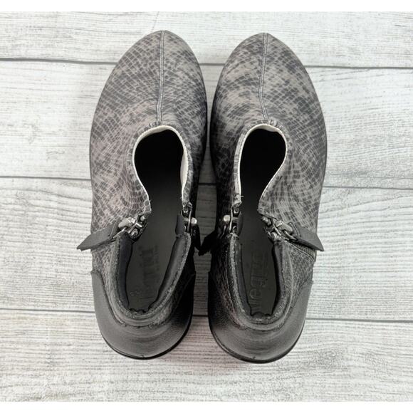 Alegria Sloan Snake Ankle Booties Zip Closure Platform Heels EU Size 40 - Picture 4 of 8